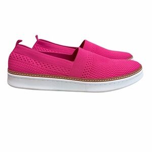 Talbots Brittany Knit Slip-On Sneakers | Pink | Size 9M